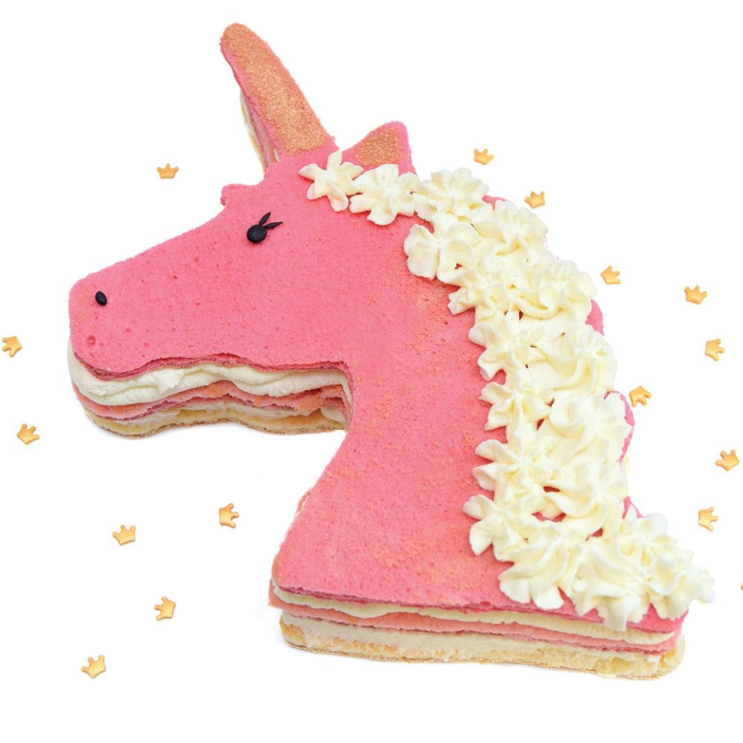Moule à pâtisserie en inox emporte-pièce xxl licorne 29x26cm