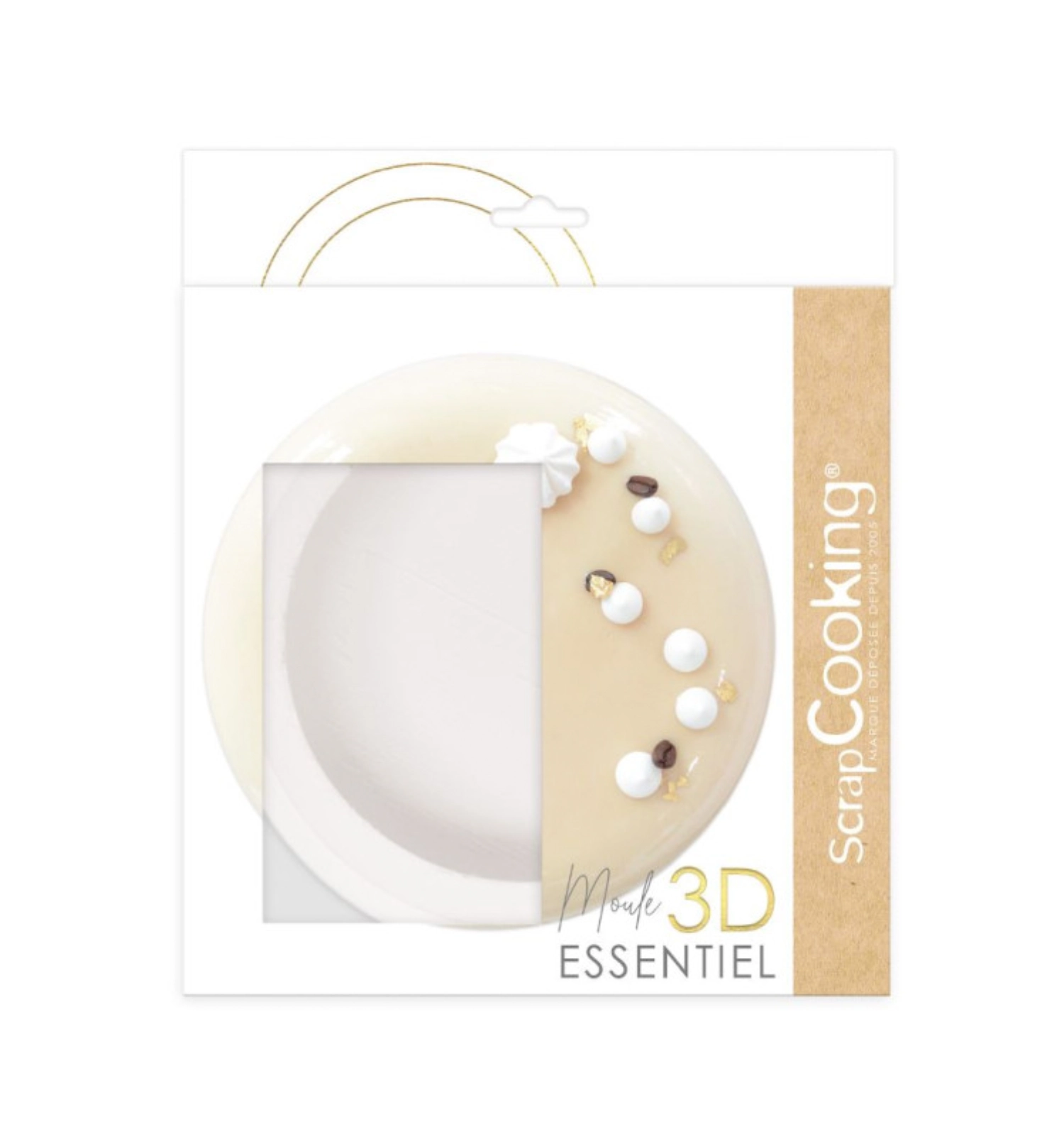 3d moule en silicone rond d21cm