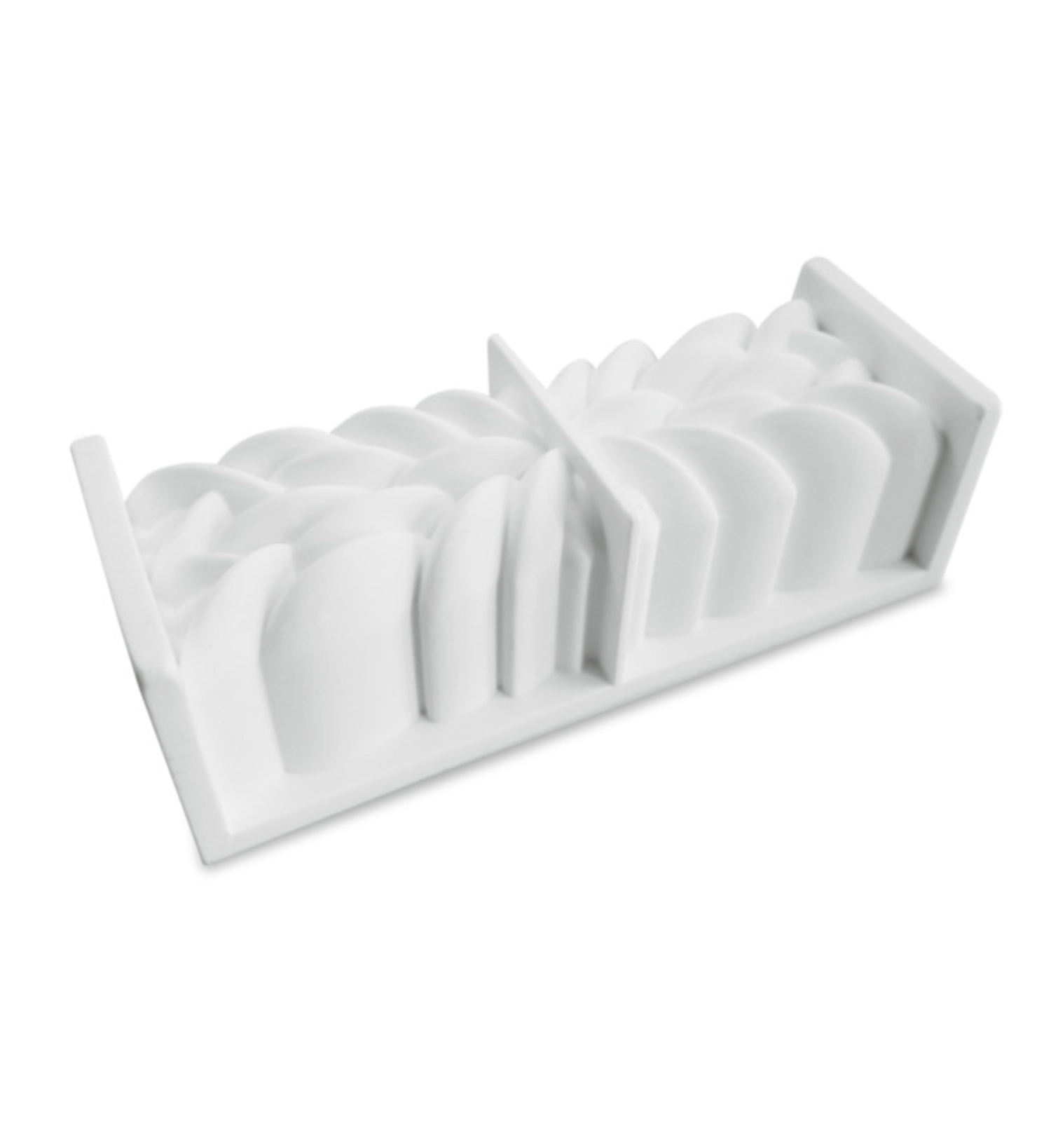 Moule en silicone 3d bûche l21cm