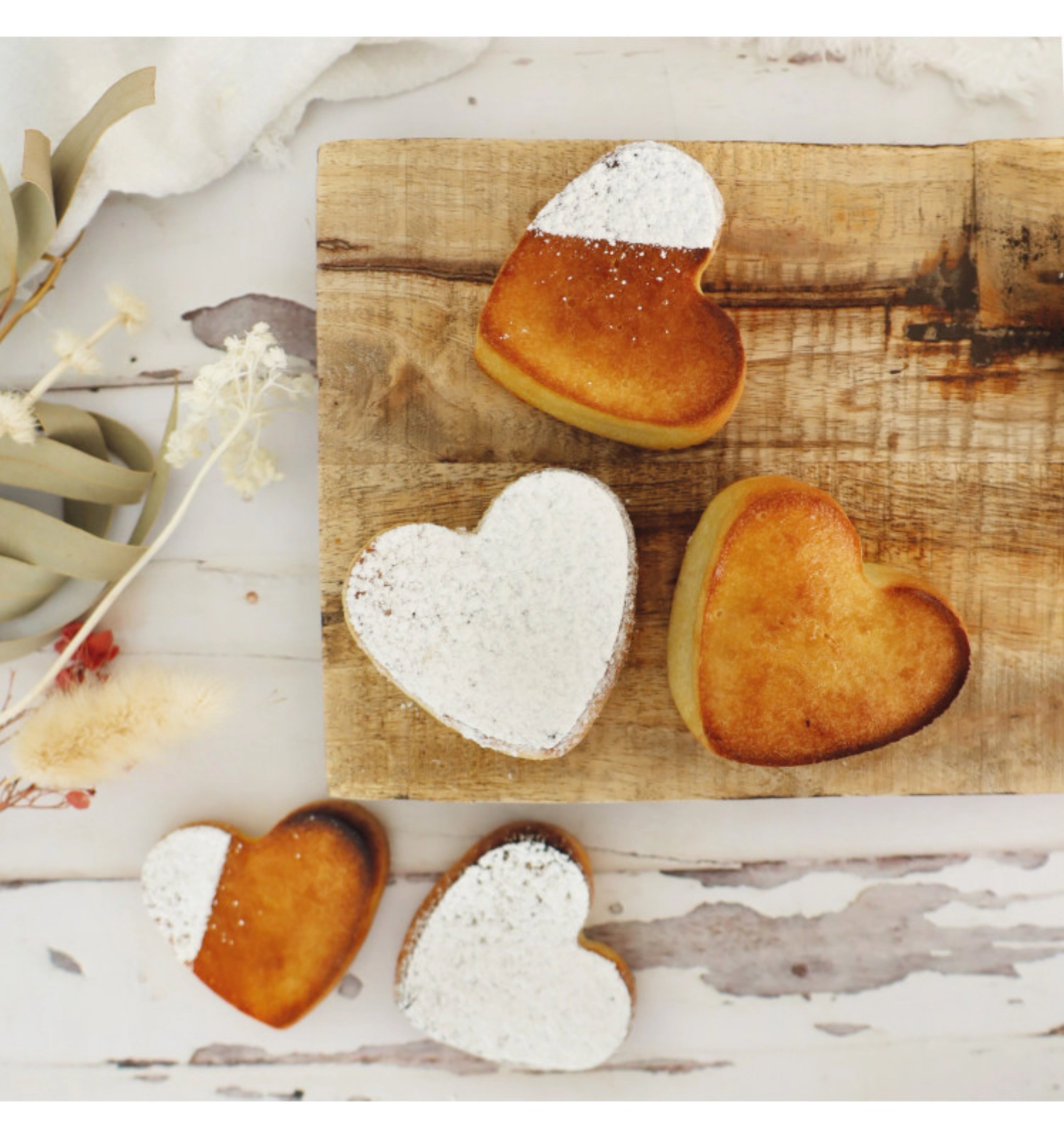 Moule en silicone 6 cœurs funfetti