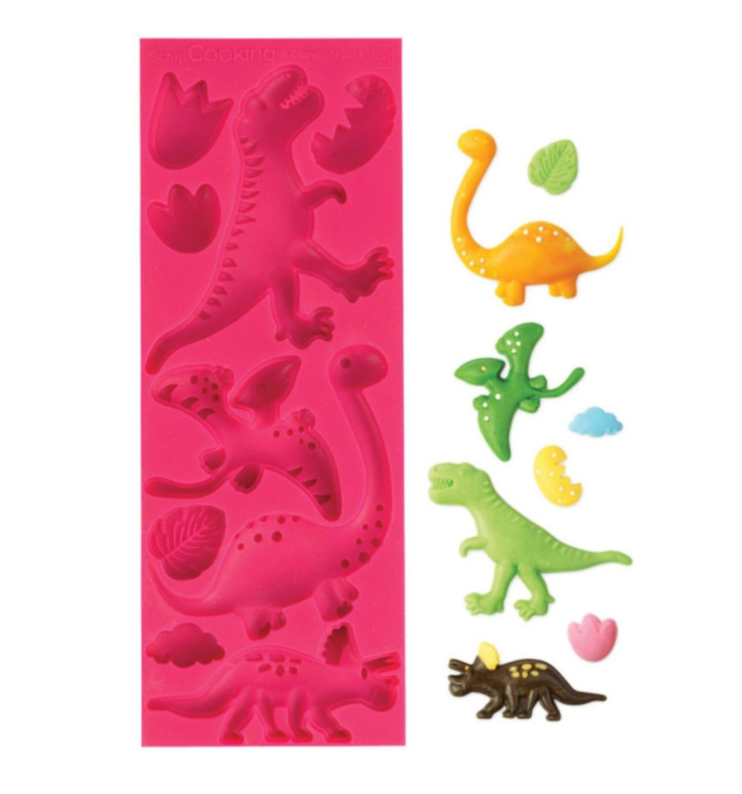 Moule à décorer dinosaure