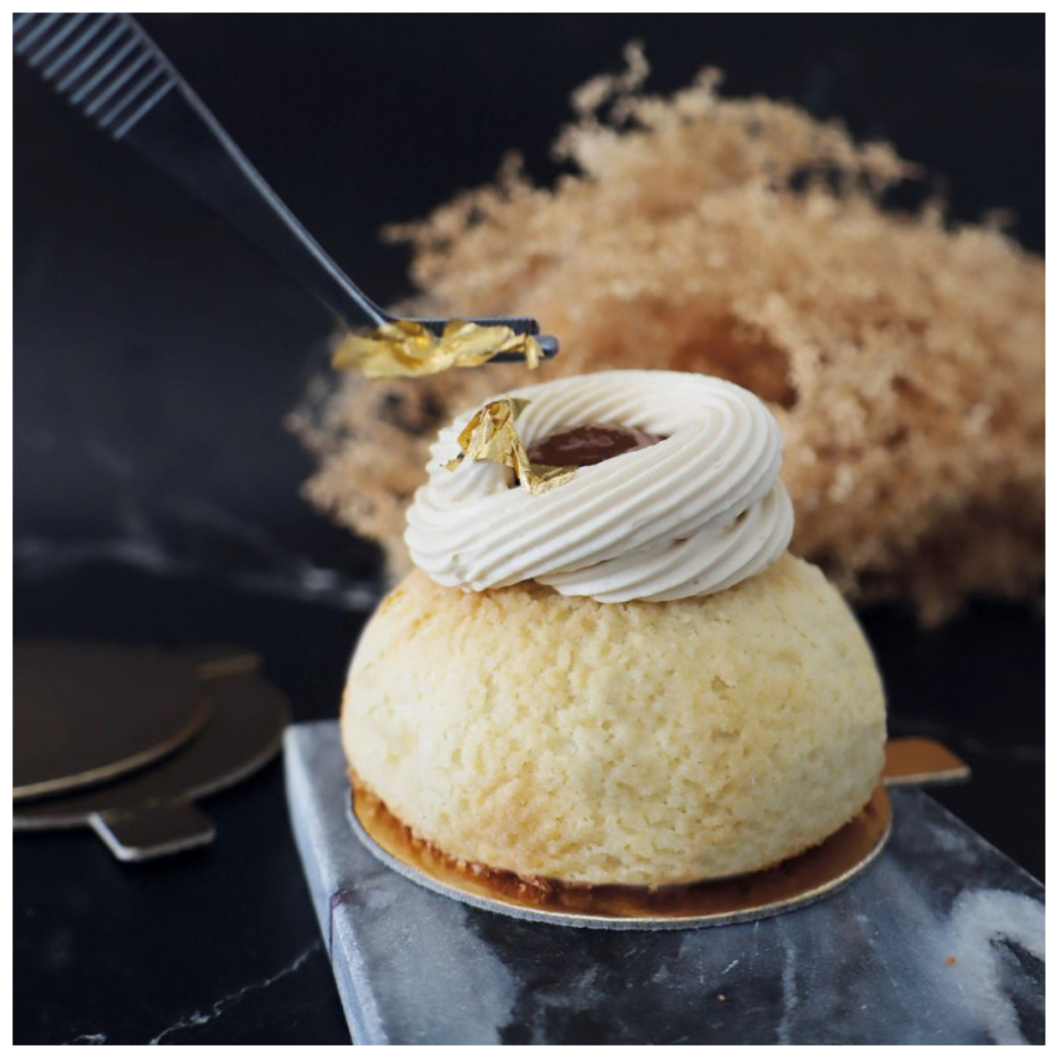 4 Stk. Dekoplättchen 24 Karat