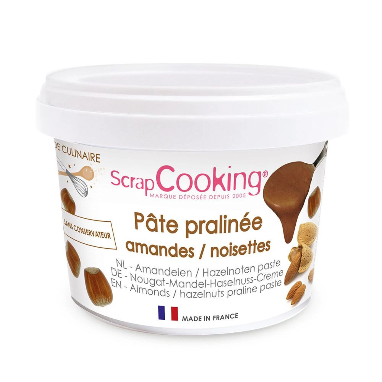 Fertigmischung Pralinemasse Mandel-Haselnuss