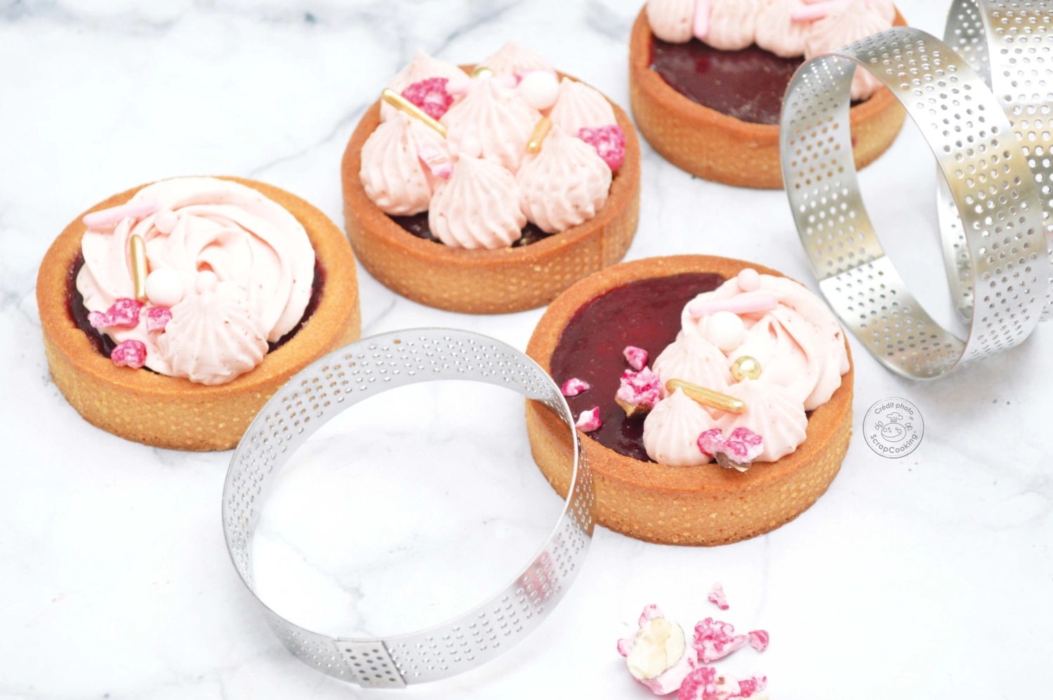 Décopralinaisons rose écrasée rose 145g