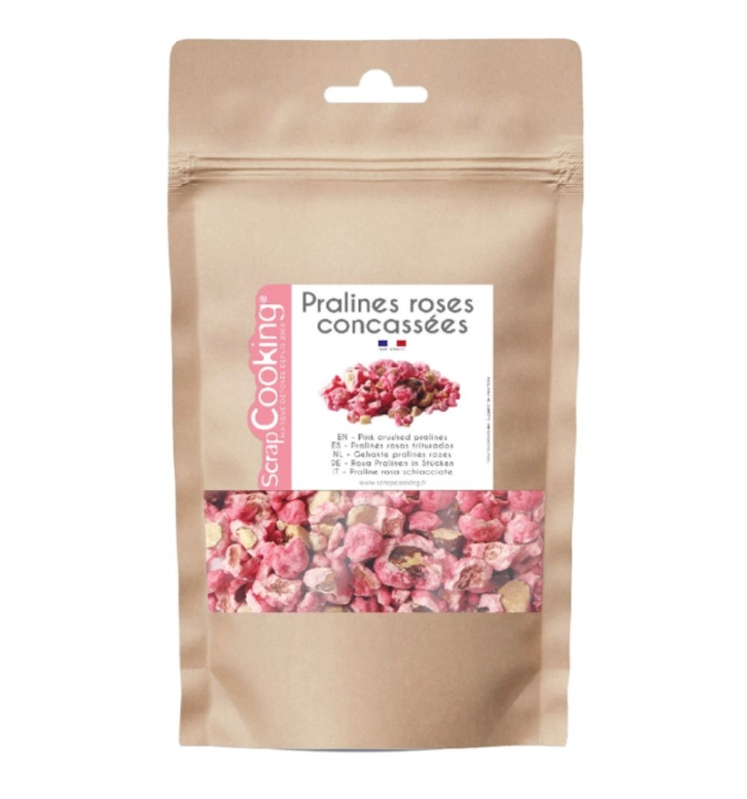 Décopralinaisons rose écrasée rose 145g