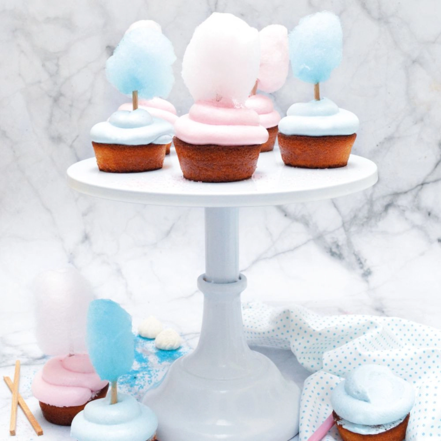 Mélange prêt à l'emploi barbe à papa rose 160g