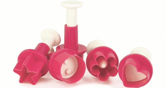 Set de découpe cœur cercle fleur étoile bouton