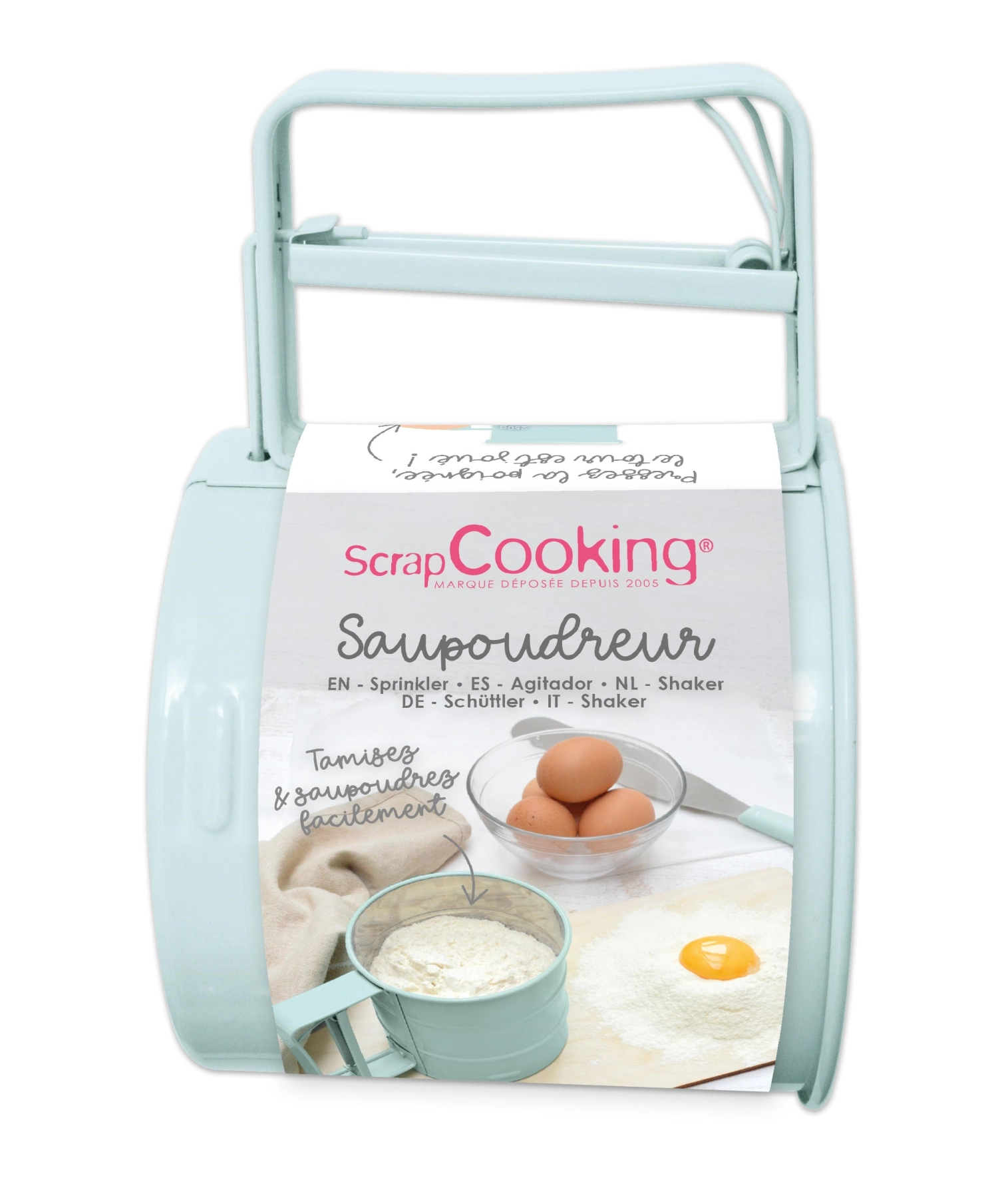 2-in-1 Streuer und Sieb