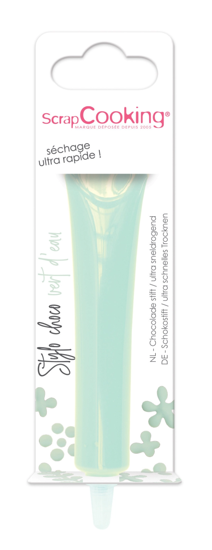 Stylo saveur chocolat vert aqua 25g