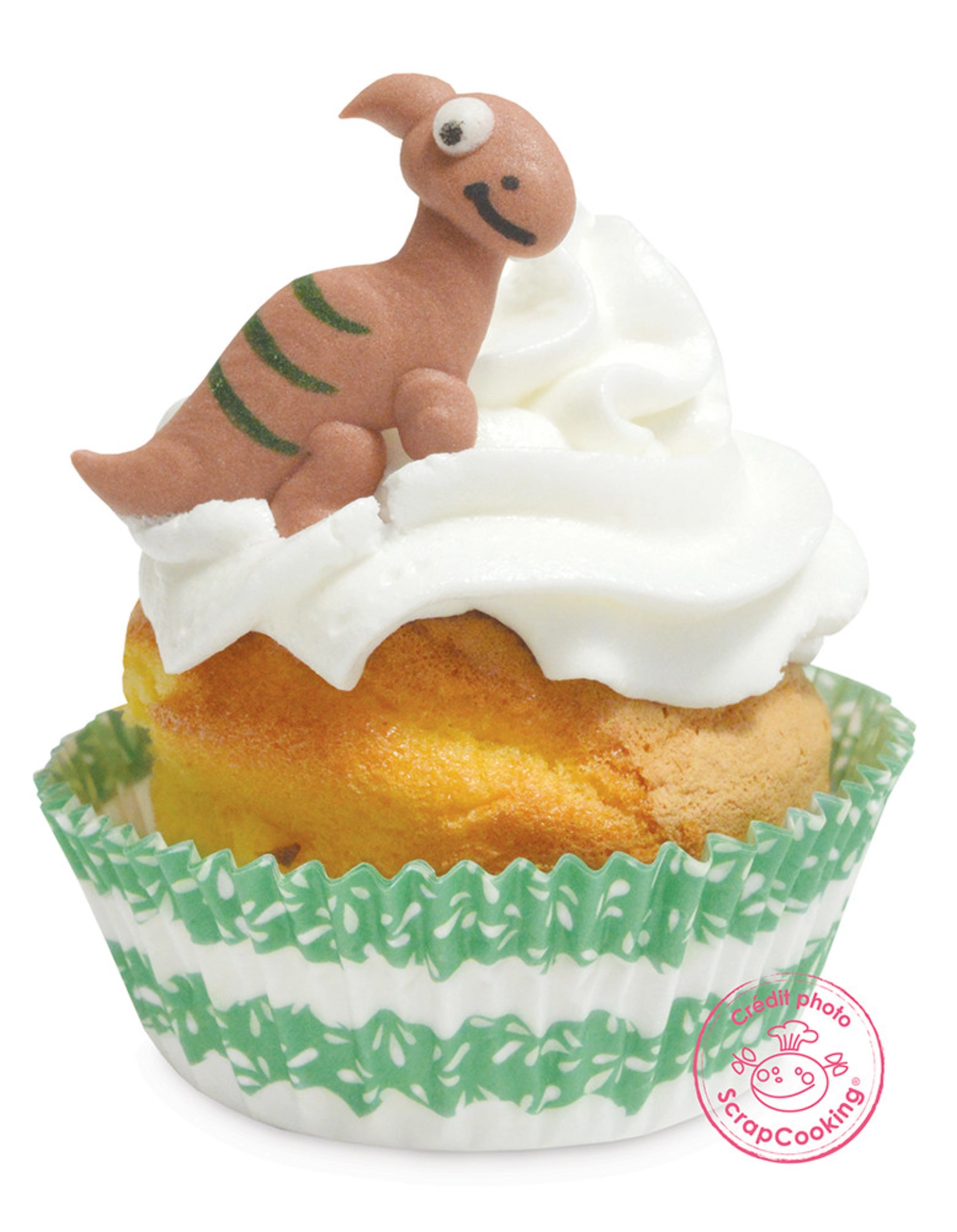 6 pcs. décoration en sucre dino