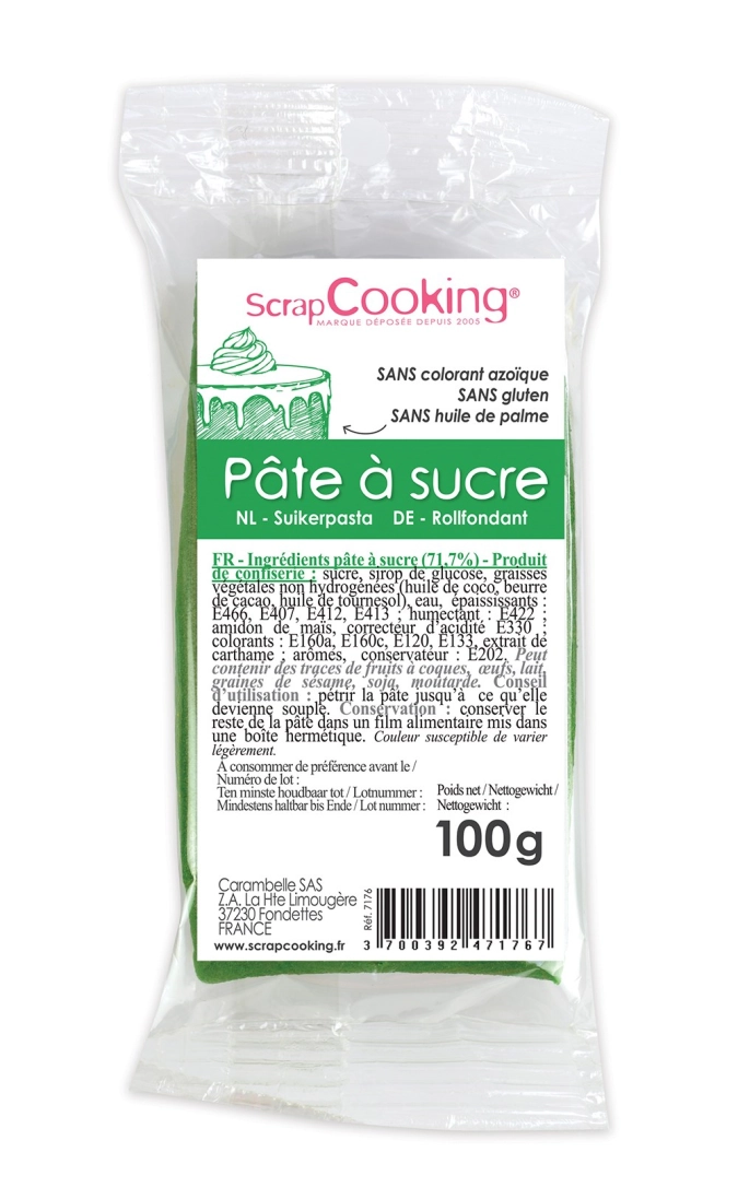 Sachet pas vert foncé 100g