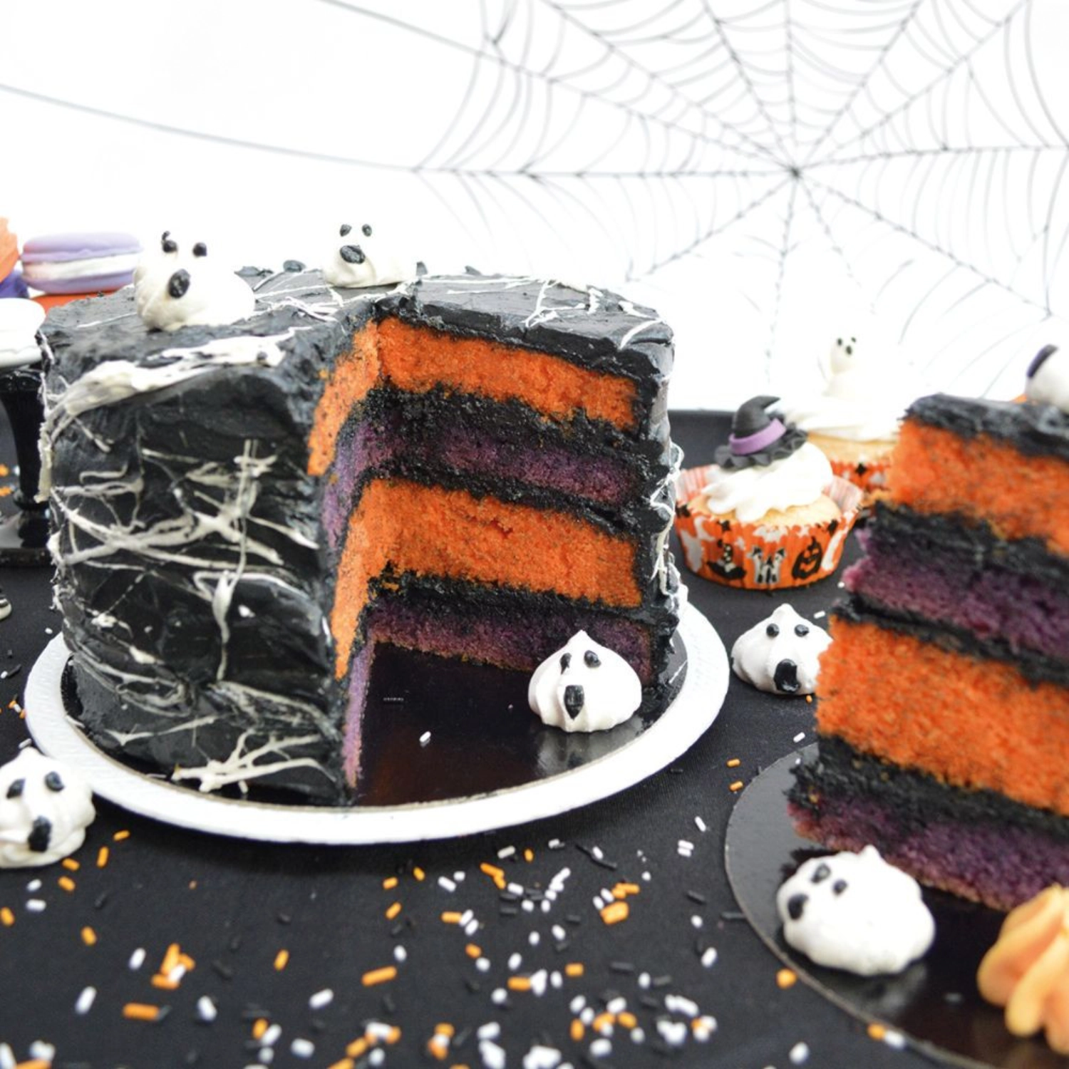 Fondant au sucre roulé noir d36cm 430g