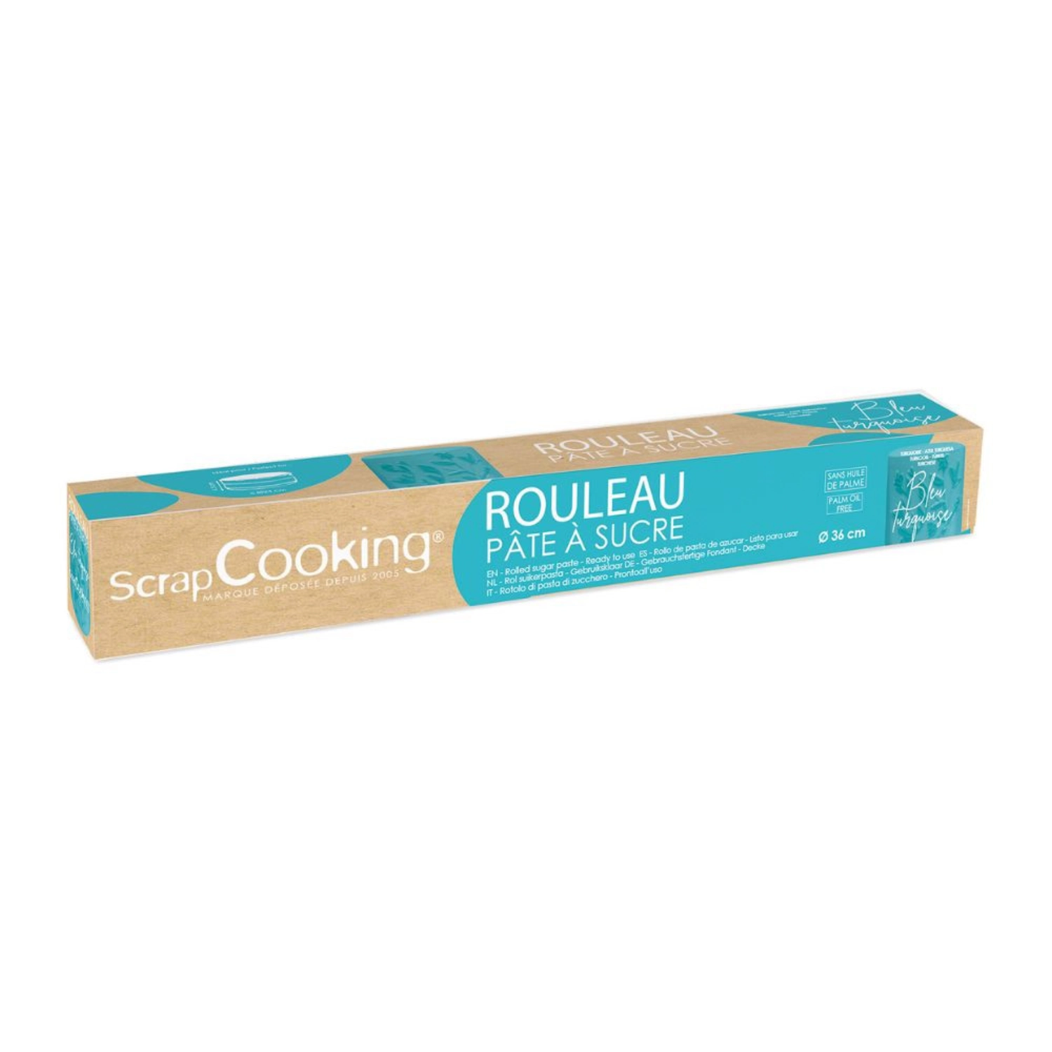 Rouleau de glaçage bleu 430g