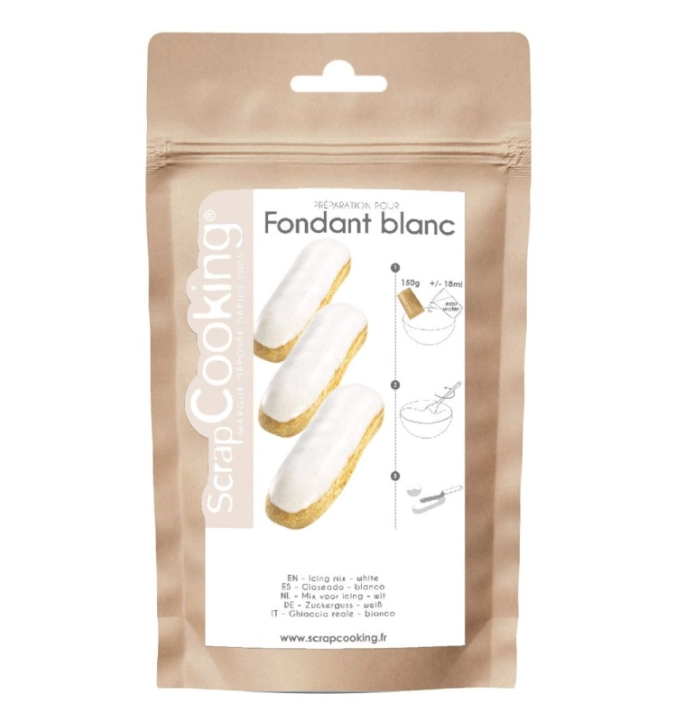 Fondant blanc pour glaçage- poudre 150g