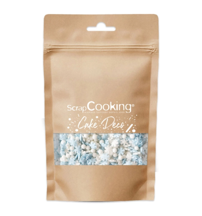 Deko sucre frozen, flocons de neige 120g