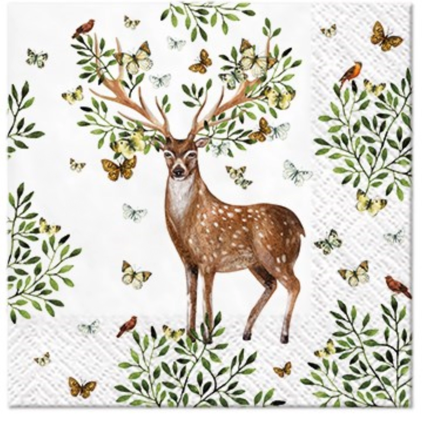 Servietten Cocktail 20x Waldgeweih, 25x25cm