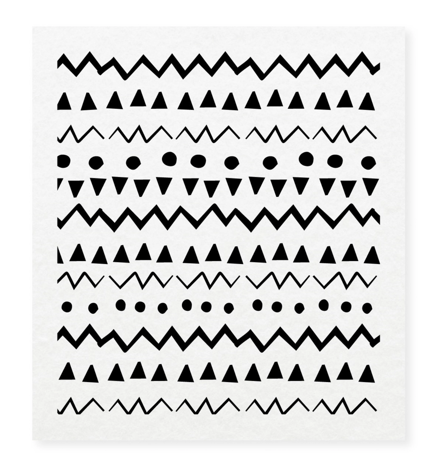 Lot de 2 chiffons éponges Ethno, réutilisables