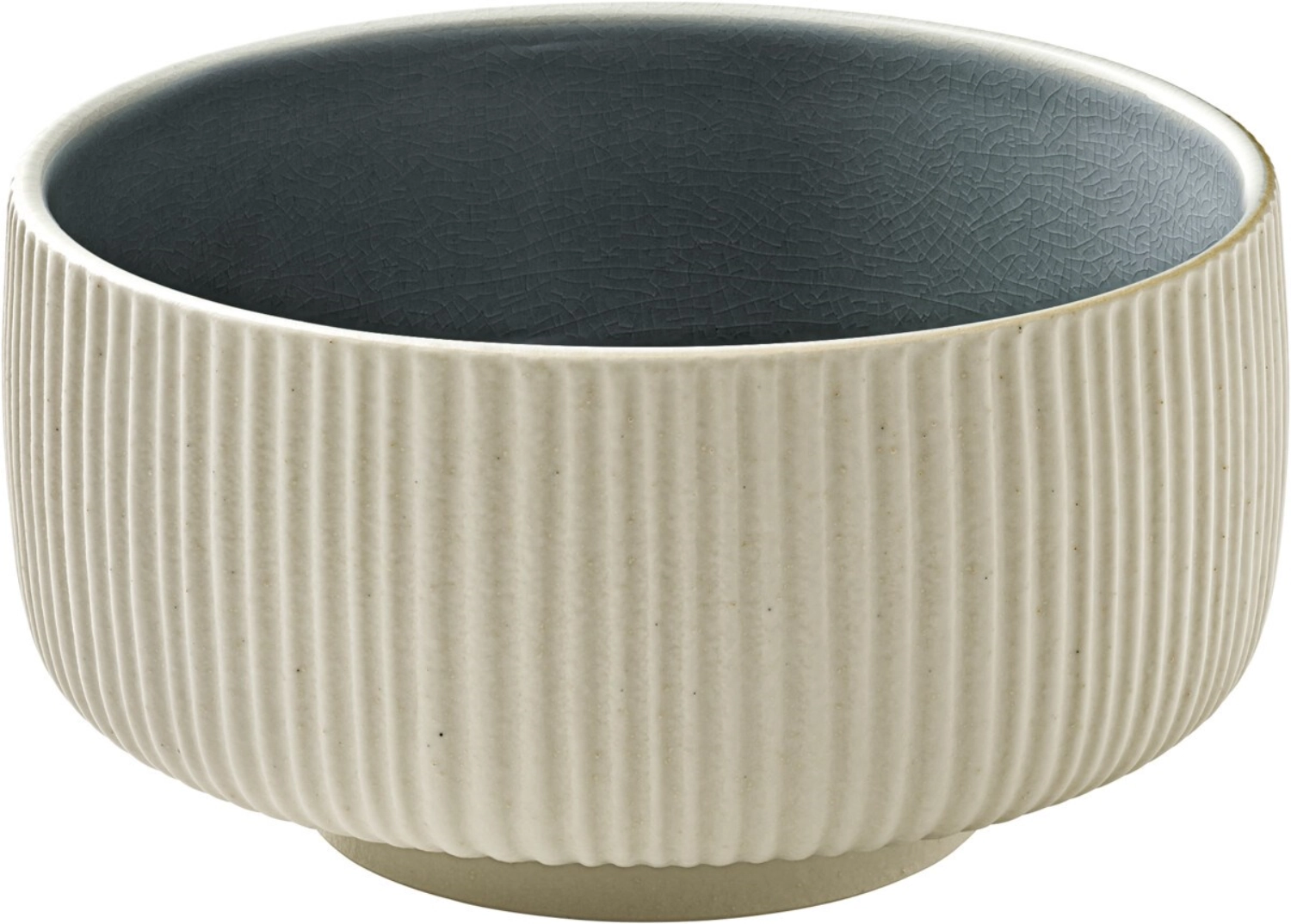 Playground Nara plat rond relief gris D15cm 0.88lt