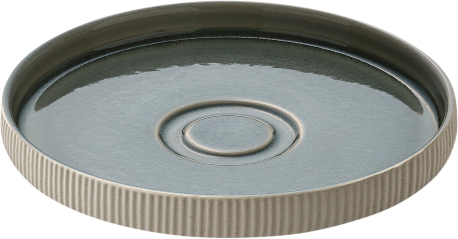 Playground Nara soucoupe ronde relief gris D15cm