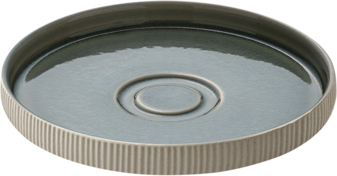Playground Nara soucoupe ronde relief gris D15cm