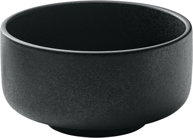Playground Nara Plat rond noir D15cm 0.88lt