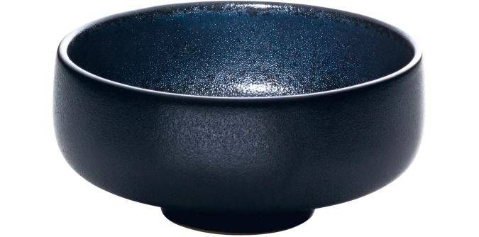 Nara dip dish round black 8cm
