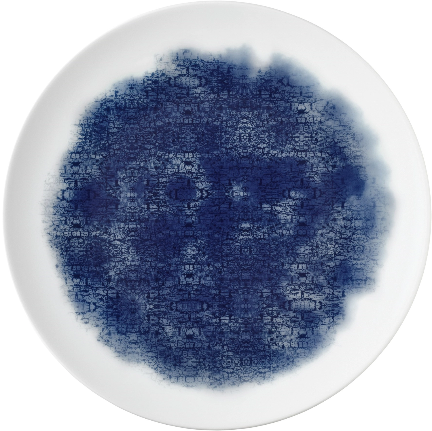 Unlimited Patching Blue Ink Assiette plate ronde coup 15cm