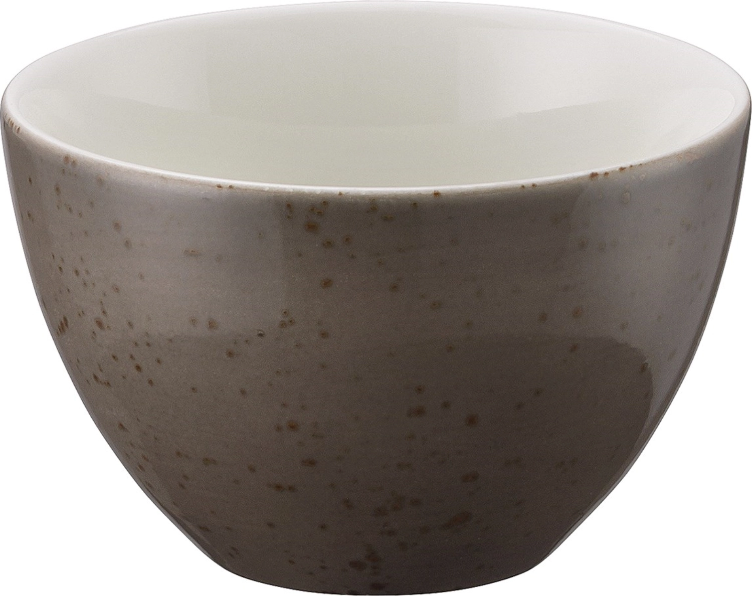 Pottery Unique Darkgrey bol rond 10cm 0.22lt