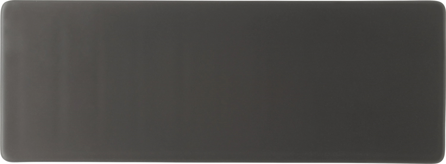 Pottery Frosted Black Plat rectangulaire 30x11cm