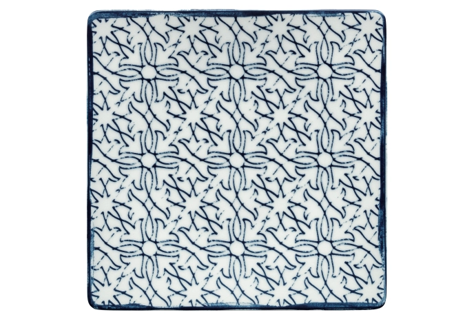 Shabby Chic 63074 Teller halbtief coupe eckig 12cm