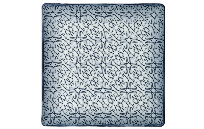 Shabby Chic 63075 Teller flach coupe eckig 27cm