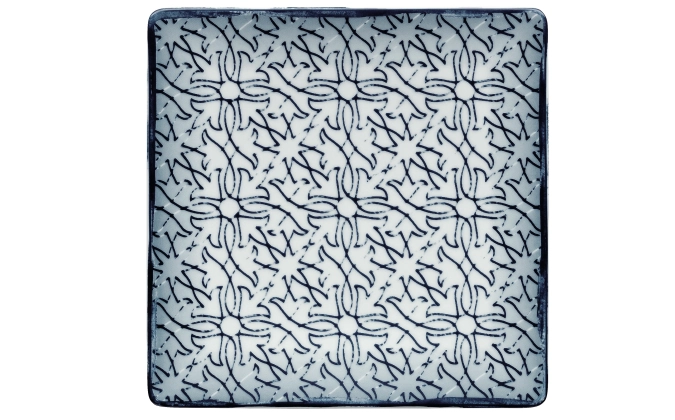 Shabby Chic 63075 Teller halbtief coupe eckig 16cm