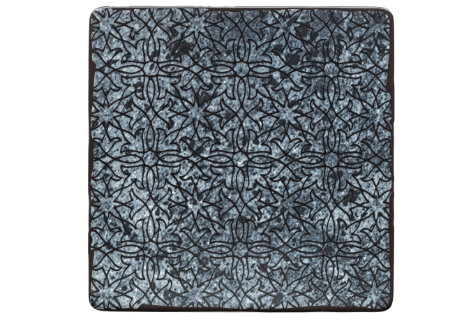 Shabby Chic 63077 Teller halbtief coupe eckig 16cm