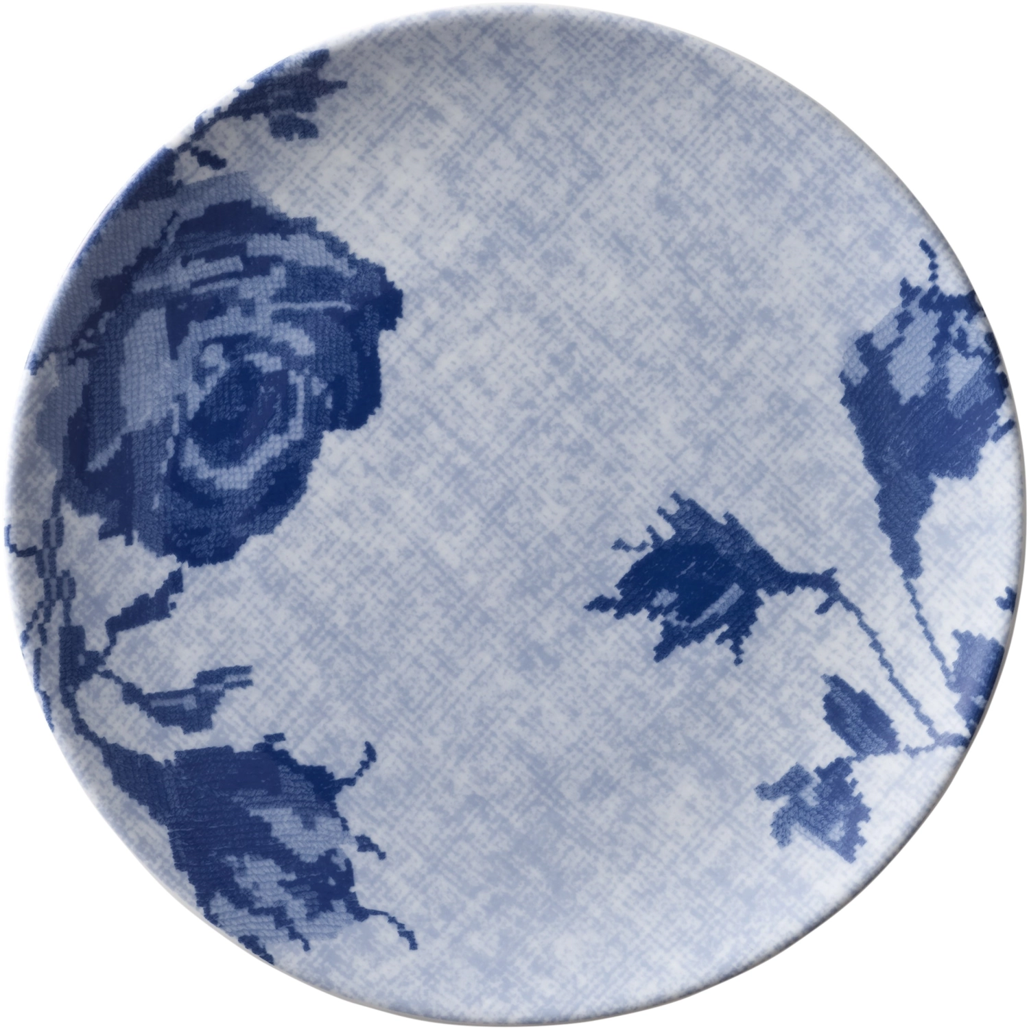 Unlimited Blue Assiette plate Boho ronde coupe 20cm