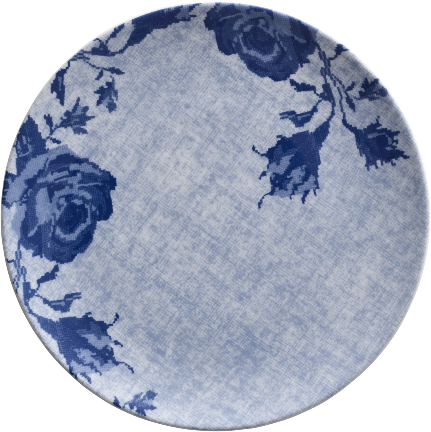 Unlimited Blue Assiette plate Boho ronde coupe 28cm