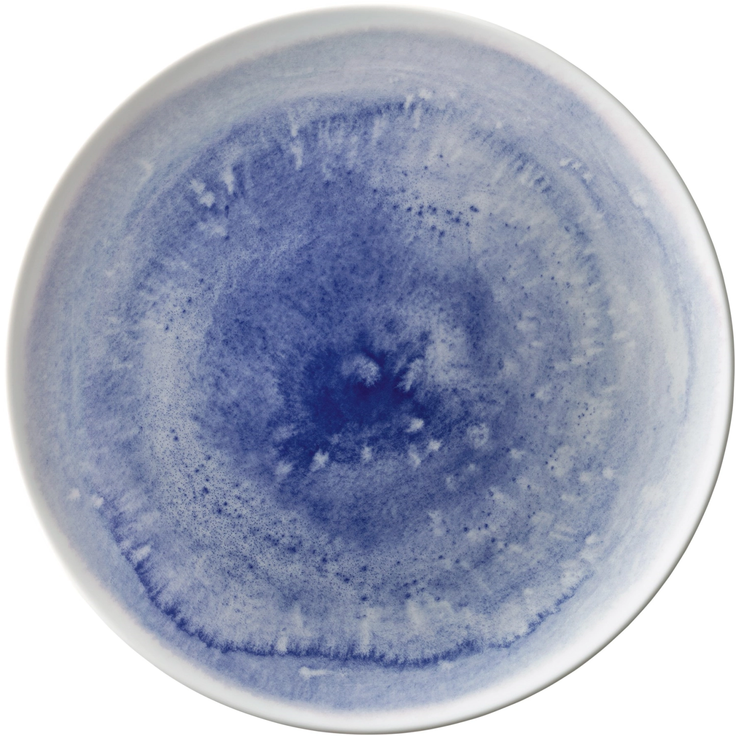 Unlimited Blue Whirl Assiette plate ronde coupe 15cm