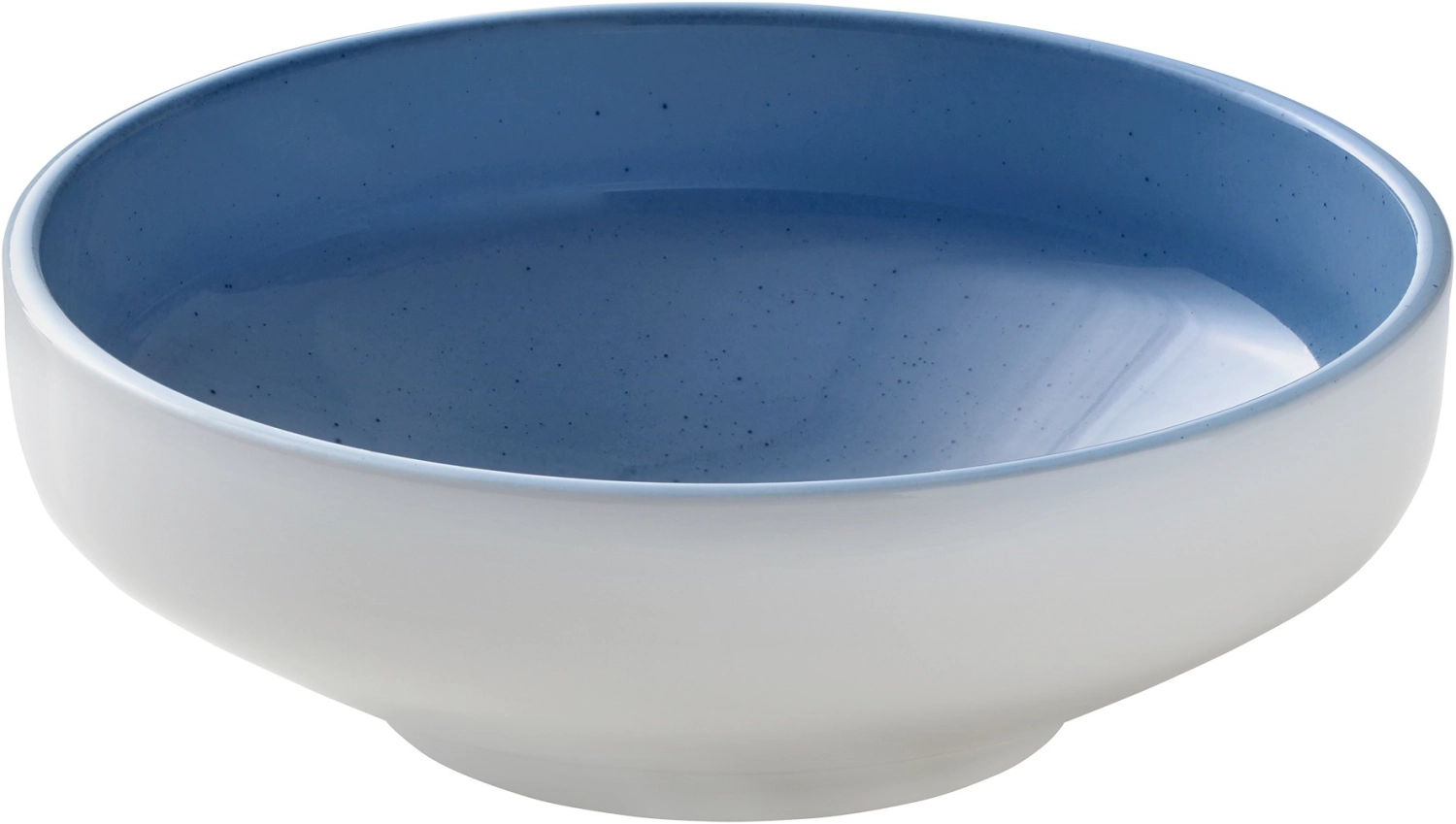 Shiro Blue Splash bol rond 15cm 0.5lt