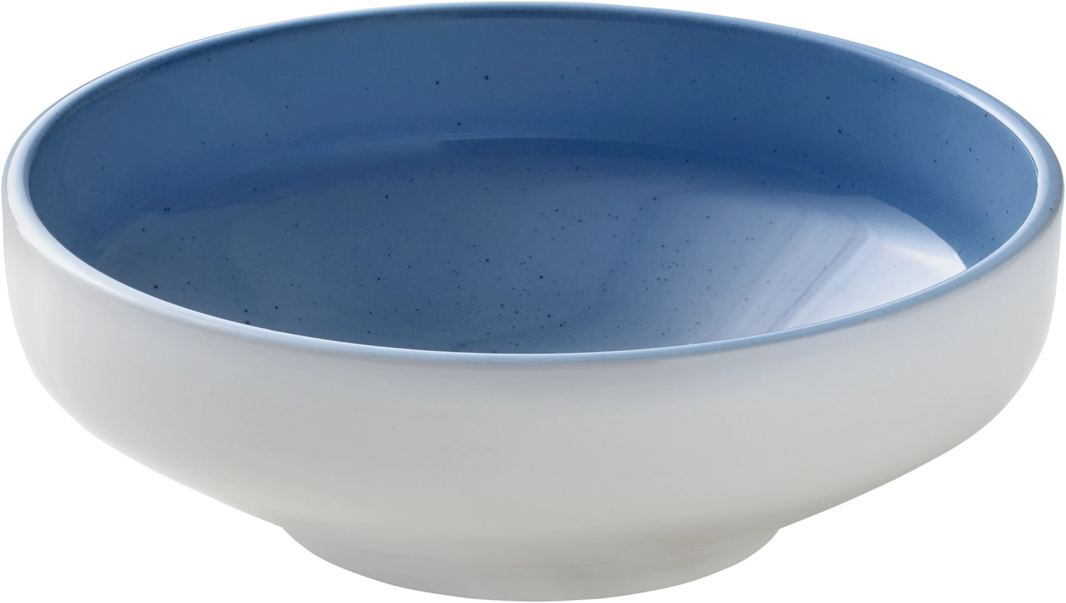 Shiro Blue Splash bol rond 19cm 1lt