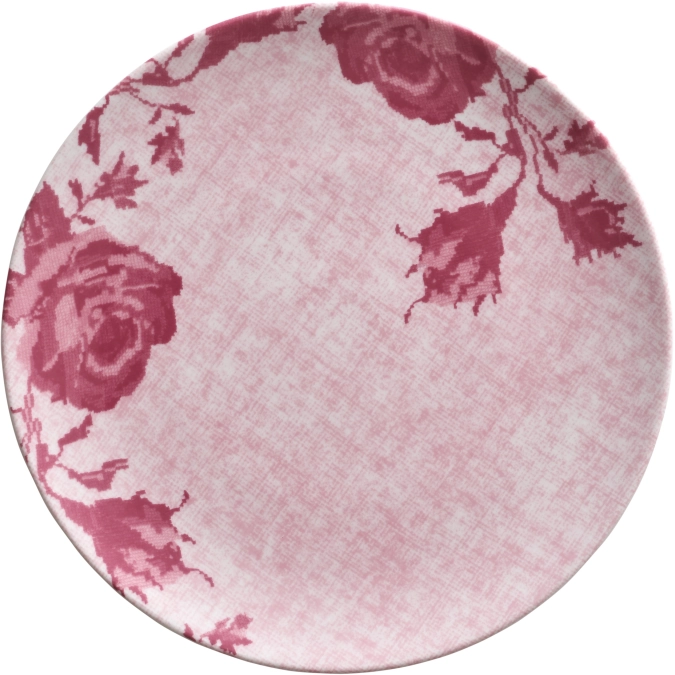 Unlimited Pink Assiette Boho plate ronde coupe 28cm