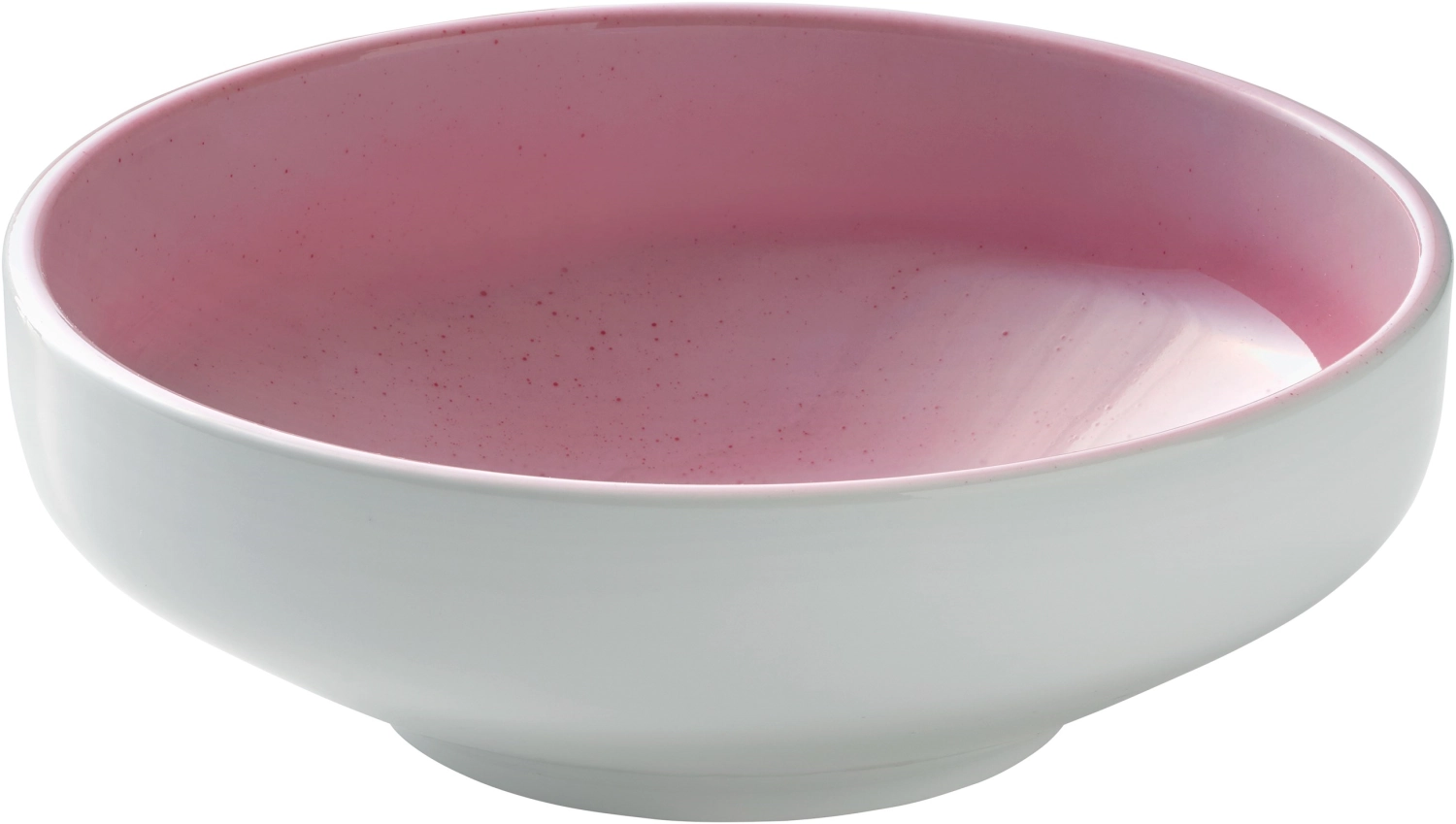 Shiro Pink Splash Bol rond 22cm 1.5lt