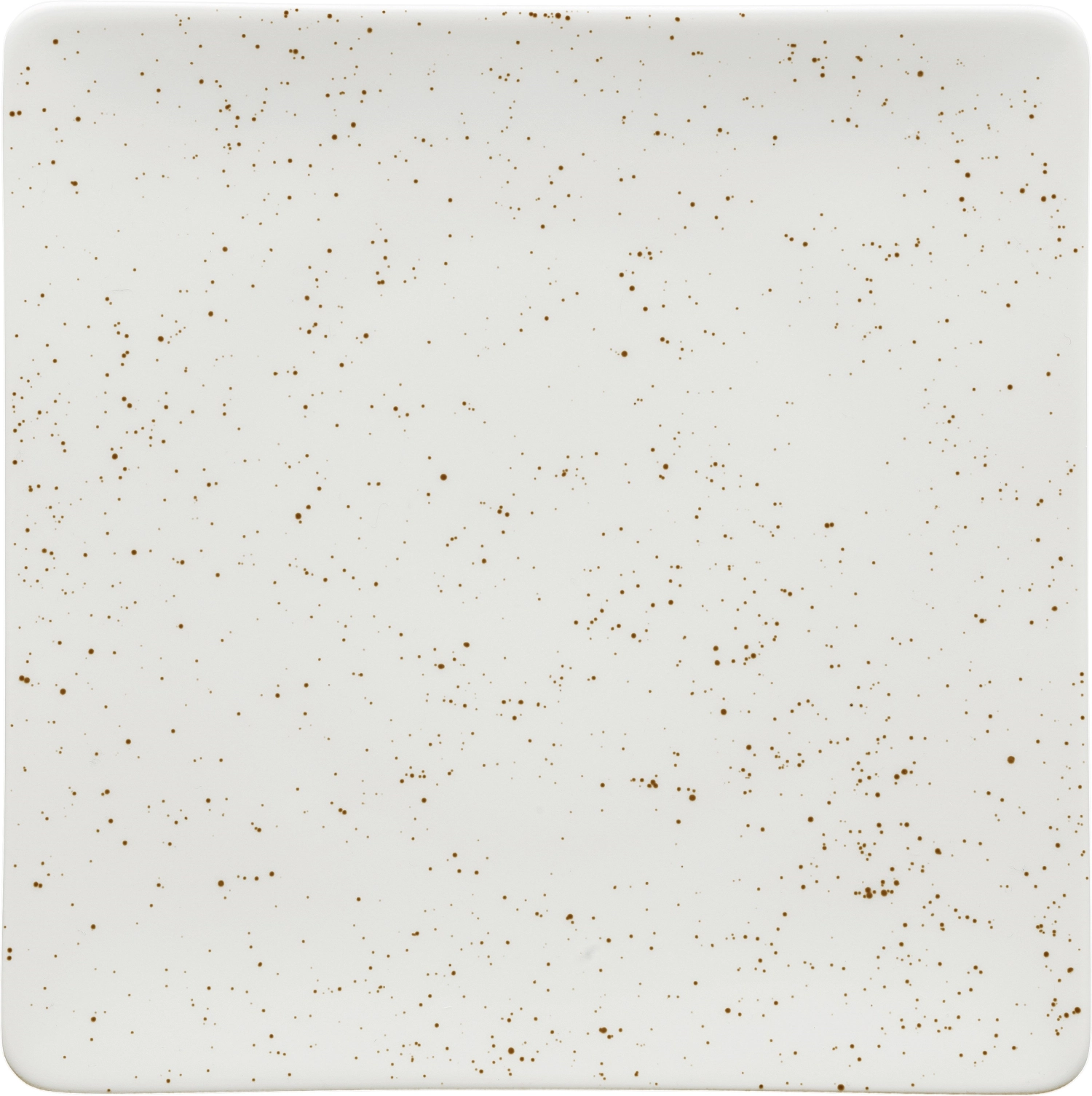 Pottery Unique white Teller flach quadratisch coupe 27cm