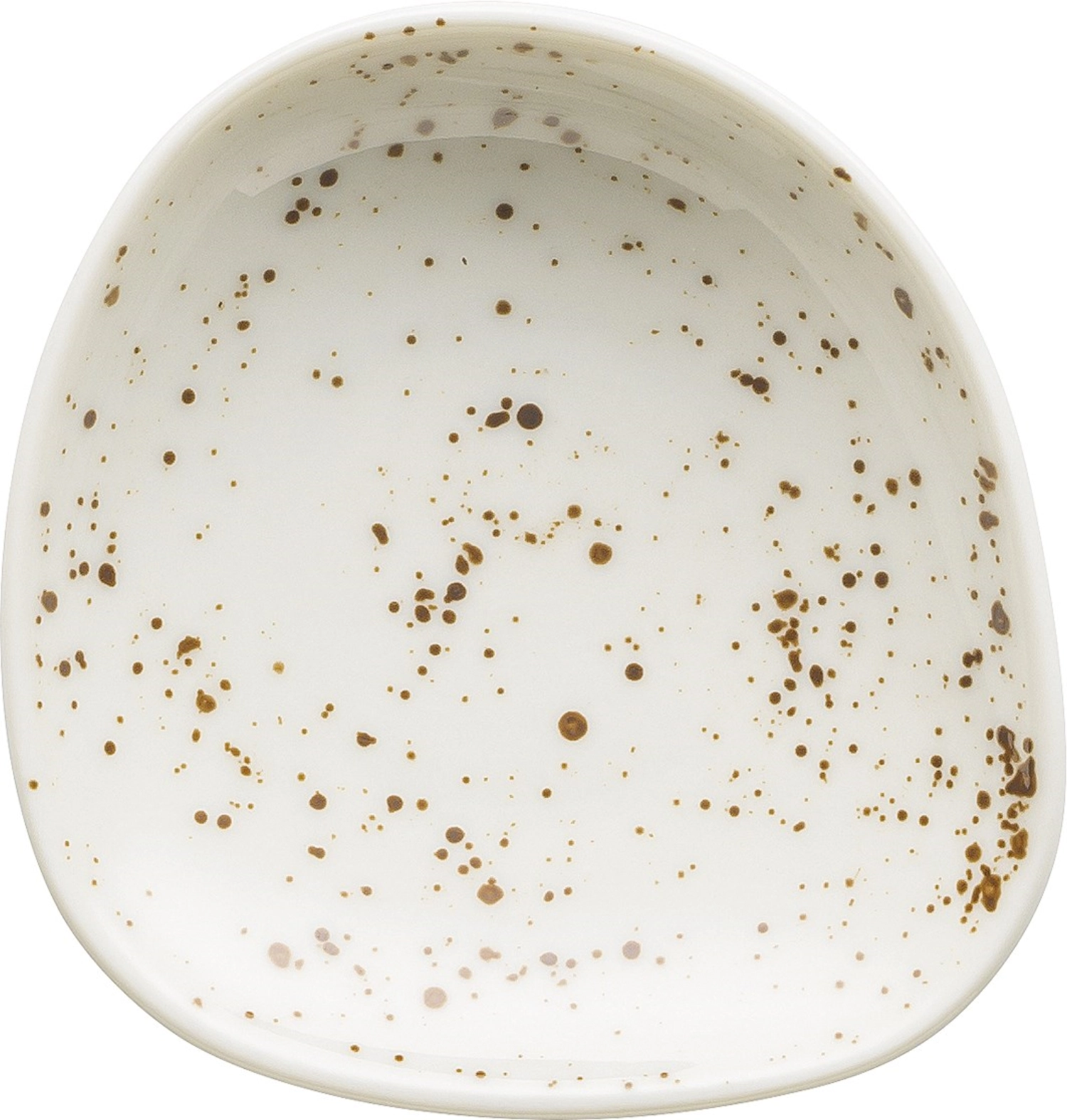 Pottery Unique white bol asymétrique 9cm