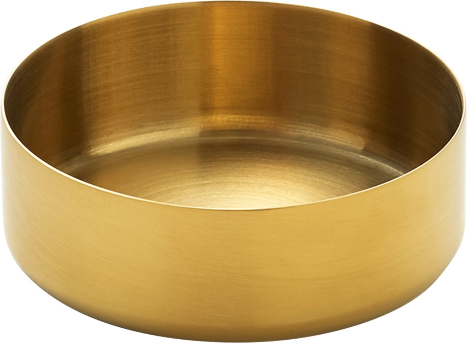 Bowl gold coloured small 8cm pvd coated