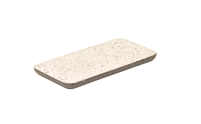 Terrazzo platter light 18x9cm