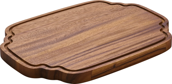 Serving-board w. grooves 33x24cm