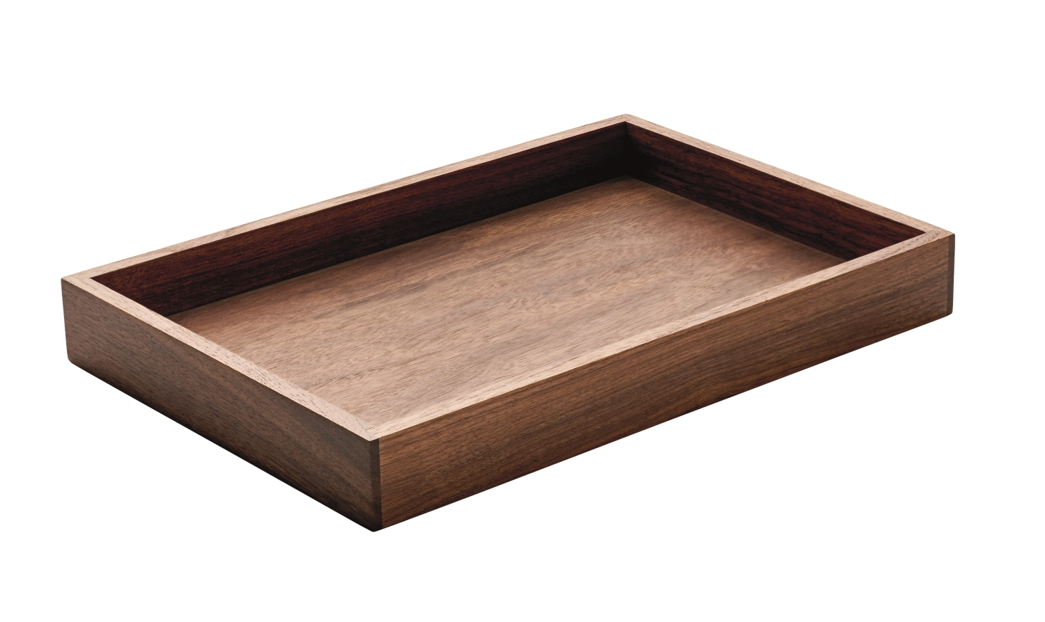 Menage rectangular walnut 29x19cm
