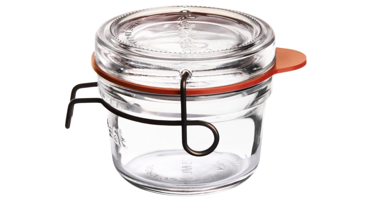 Terrine jar with clip lid 0,125l