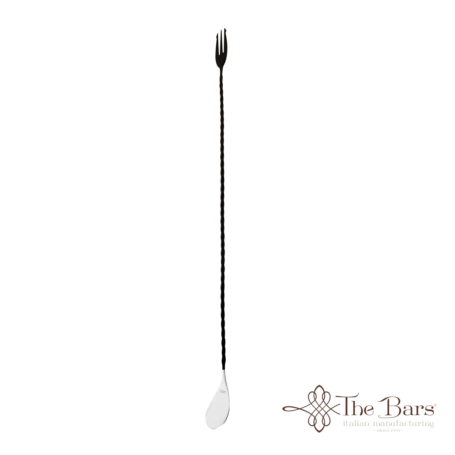 Cuillère de bar dreizack twist 45 cm noir