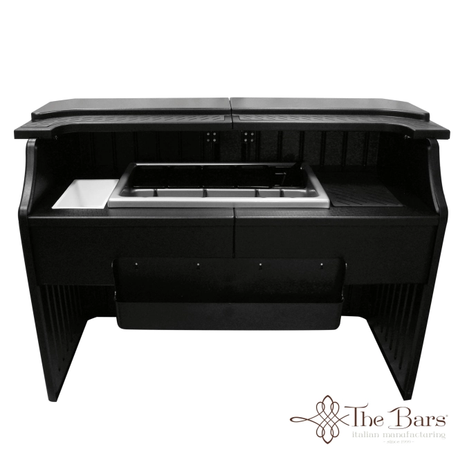 Full Catering Bar Station Black Drink Station Gray