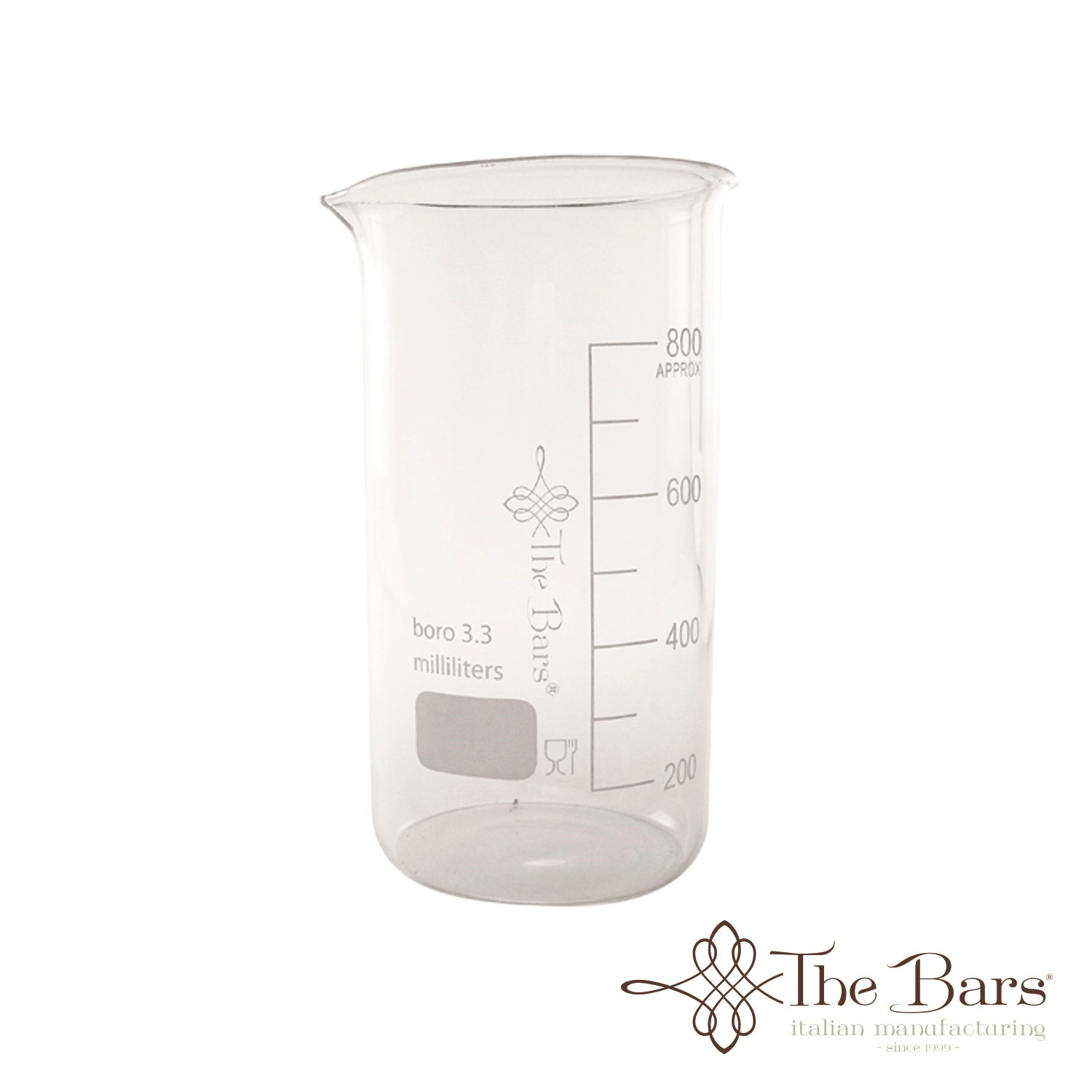 Labware Baker Mixing Glass 800 ML.